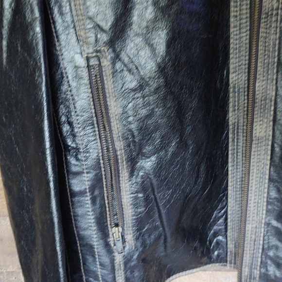 Cody James Moto Buffalo leather Jacket sz Med Mens - Picture 7 of 12